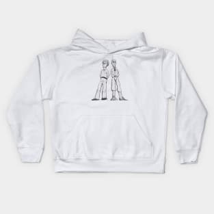 JCP Two Bois BW Kids Hoodie